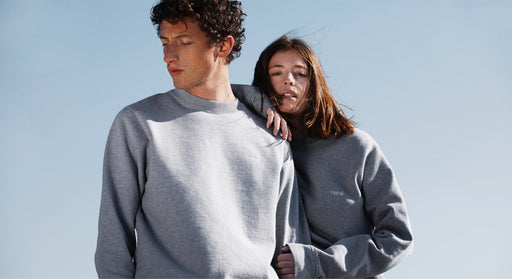 Sweatshirt unisexe gris clair