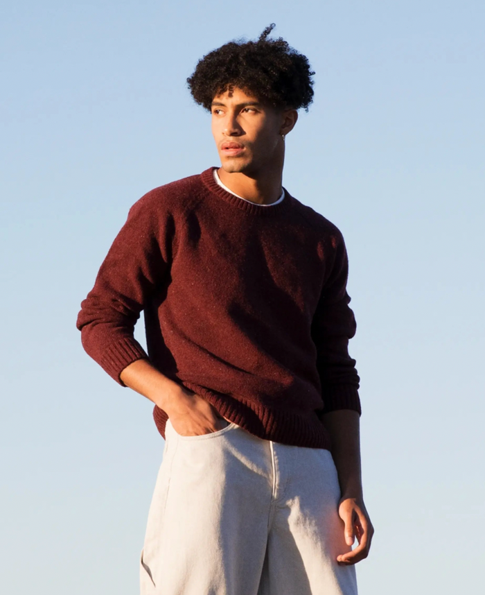 Pull Hoshi Bordeaux www.nohe-wear.com 